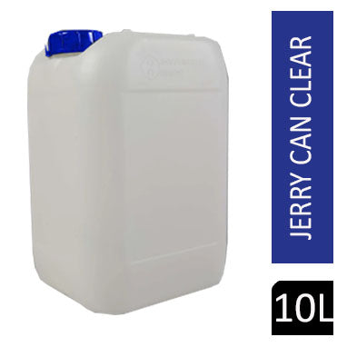 10L EcoStacker Container/Jerry Can CLEAR {Food Compliant} - ONE CLICK SUPPLIES