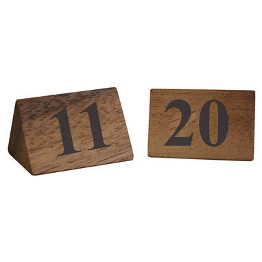 Zodiac Naturals Wooden Table Numbers 11-20 - ONE CLICK SUPPLIES