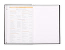 Rhodia A5 Hard Cover Casebound Business Book Ruled 192 Pages Black (Pack 3) - 119231C - ONE CLICK SUPPLIES