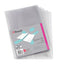 Rexel Nyrex Twin Wallet PVC 100 Micron Clear (Pack 25) 12195 - ONE CLICK SUPPLIES