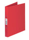 Rexel Budget Ring Binder Polypropylene 2 O-Ring A4 25mm Rings Red (Pack 10) - 13422RD - ONE CLICK SUPPLIES