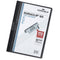 Durable Duraclip Folder PVC Clear Front 6mm Spine for 60 Sheets A4 Black - ONE CLICK SUPPLIES