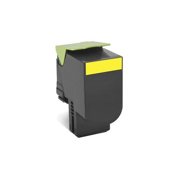 Genuine High Capacity Yellow Return Program Lexmark 702HY Toner Cartridge - (70C2HY0) - ONE CLICK SUPPLIES
