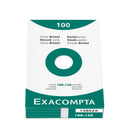 Exacompta Record Cards Ruled 150x100mm White (Pack 100) 13802X - ONE CLICK SUPPLIES