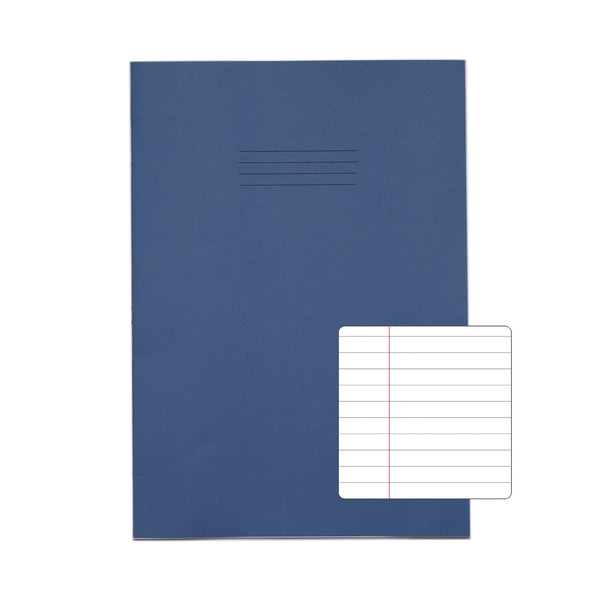 Rhino A4 Plus Exercise Book Dark Blue F8M 80 page (Pack 50) VDU080-277 - ONE CLICK SUPPLIES