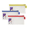 Snopake Mesh Zippa Bag EVA DL 300 Mircon Assorted Colours (Pack 3) - 15817 - ONE CLICK SUPPLIES