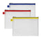 Snopake Mesh Zippa Bag EVA A5 300 Micron Assorted Colours (Pack 3) - 15818 - ONE CLICK SUPPLIES
