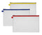 Snopake Mesh Zippa Bag EVA Foolscap 300 Micron Assorted Colours (Pack 3) - 15819 - ONE CLICK SUPPLIES