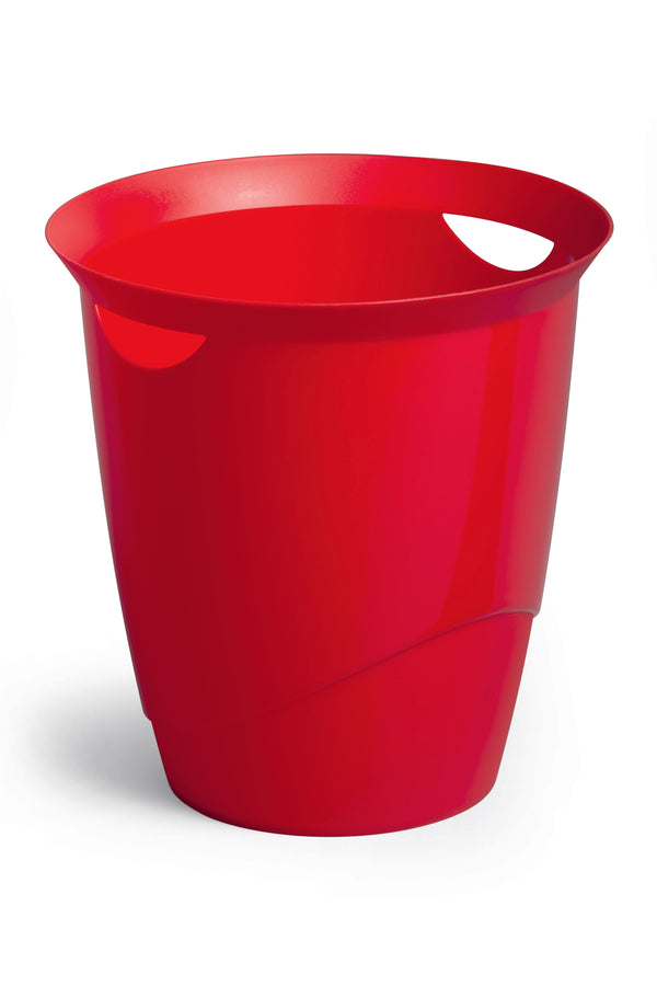 Durable Waste Bin Trend 16 Litres Red - 1701710080 - ONE CLICK SUPPLIES