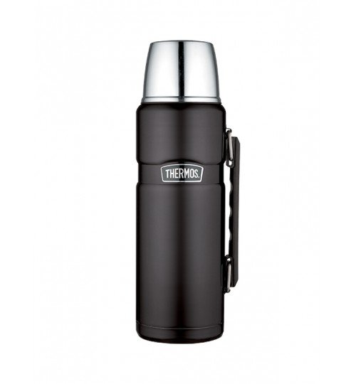 Thermos Stainless Matt Black Flask 1.2 Litre - ONE CLICK SUPPLIES