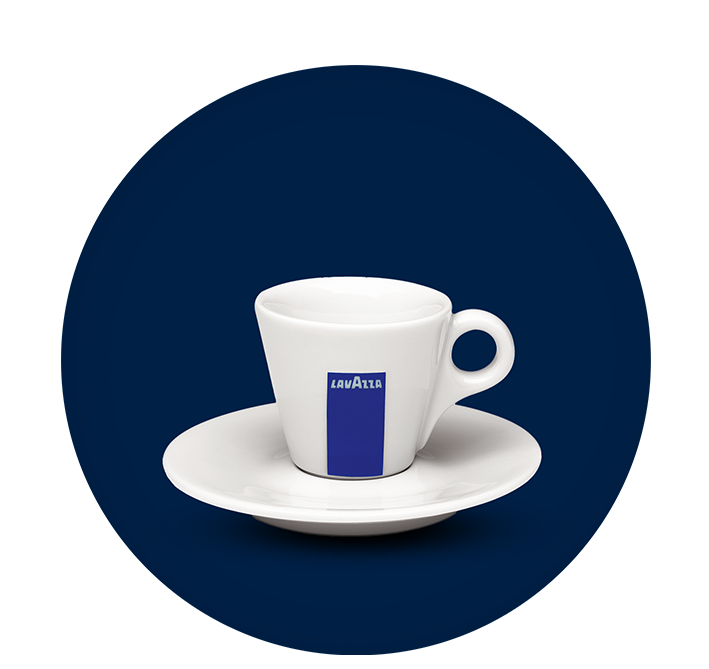 Lavazza branded Espresso cup and saucer Set .{4 Pack} - ONE CLICK SUPPLIES