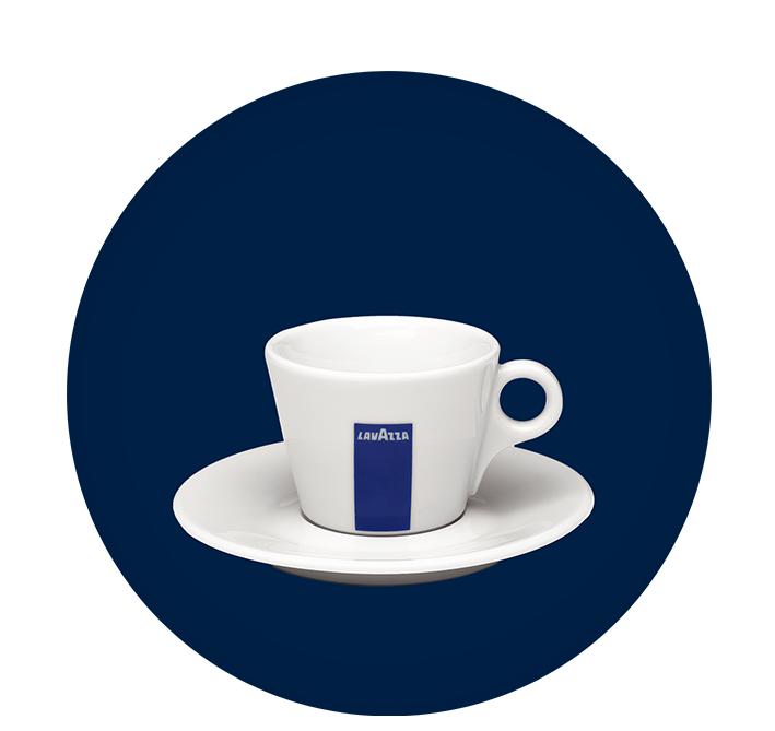 Lavazza Branded Cappuccino Cup & Saucer Set - ONE CLICK SUPPLIES