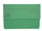 Exacompta Forever Document Wallet Manilla Foolscap Half Flap 290gsm Green (Pack 25) - 211/5004Z - ONE CLICK SUPPLIES