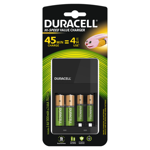 Duracell CEF14 4 Hour Charger - ONE CLICK SUPPLIES