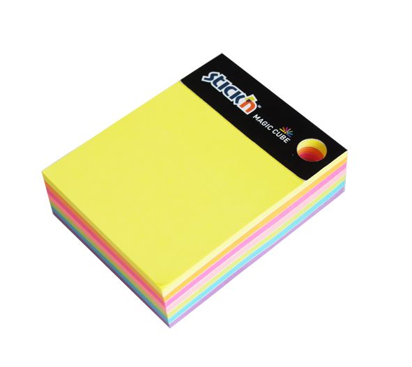 ValueX Magic Cube 101x76mm 280 Sheets Neon Colours 21255 - ONE CLICK SUPPLIES