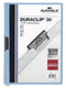 Durable Duraclip 30 Report File 3mm A4 Blue (Pack 25) 220006 - ONE CLICK SUPPLIES