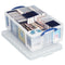 Really Useful Clear Plastic Storage Box 50 Litre {5 Pack} - ONE CLICK SUPPLIES