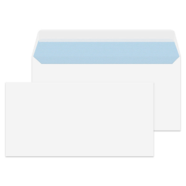ValueX Wallet Envelope DL Peel and Seal Plain 100gsm White (Pack 500) - 23882 - ONE CLICK SUPPLIES