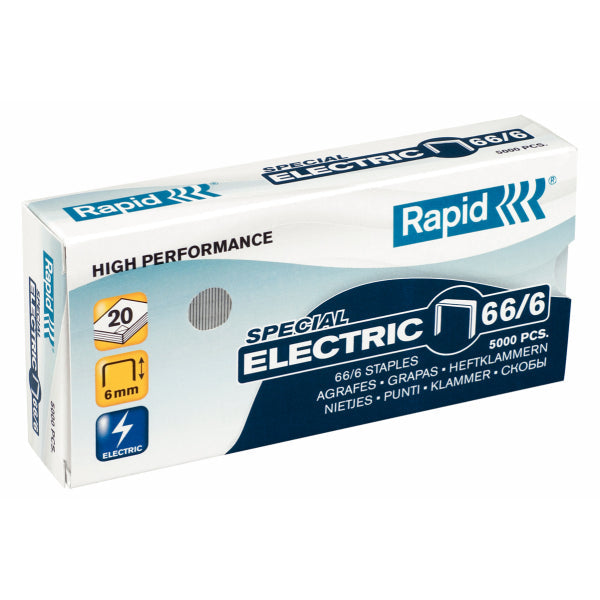 Rapid 66/6mm Staples (Pack 5000) 24867800 - ONE CLICK SUPPLIES