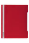 Durable Clear View Report Folder Extra Wide A4 Red (Pack 50) 257003 - ONE CLICK SUPPLIES