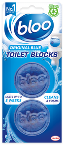 Bloo In Cistern Toilet Block Original Blue 2x38g - ONE CLICK SUPPLIES