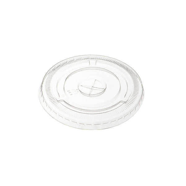 Belgravia Disposables 12oz Flat Smoothie Cup Lids with Hole - ONE CLICK SUPPLIES