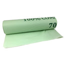 Compostable Biodegradable Food Waste 70 Litre Bin Liner Roll (10 Bags) - ONE CLICK SUPPLIES