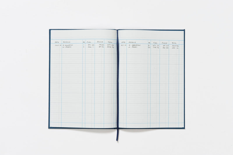 Guildhall Account Book Casebound 298x203mm 3 Cash Columns 80 Pages Blue - 31/3Z - ONE CLICK SUPPLIES