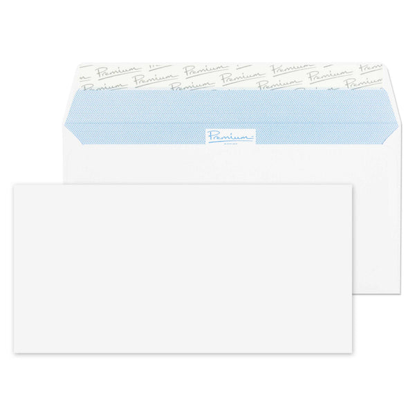 Blake Premium Office Wallet Envelope DL Peel and Seal Plain 120gsm White (Pack 500) - 32215 - ONE CLICK SUPPLIES