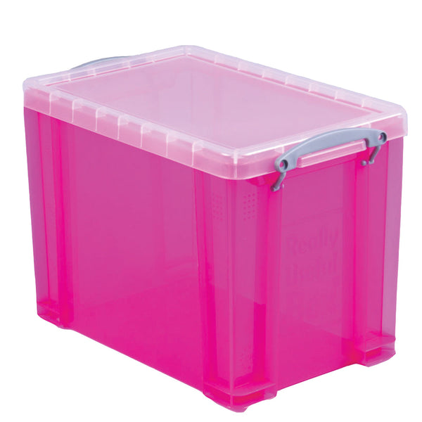 Really Useful Pink Plastic Storage Box 18 Litre - ONE CLICK SUPPLIES