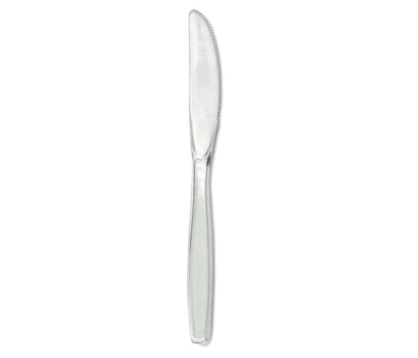 Plastic Premium Clear Knives 1000's - ONE CLICK SUPPLIES
