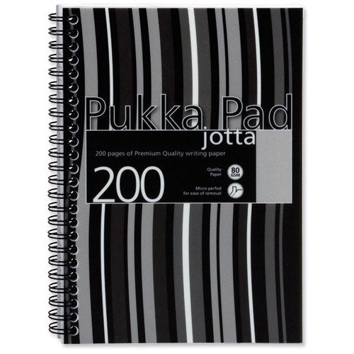 Pukka Pads Jotta Wirebound Notebook A5 Perforated and Ruled 200 Pages Pack 3 - ONE CLICK SUPPLIES