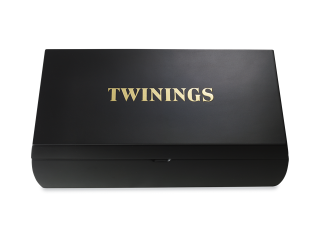 Twinings 8 Compartment Black Display Box (Empty) - ONE CLICK SUPPLIES