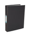 Elba Ring Binder A4+ 25mm Capacity 30mm Spine Paper On Board 2 O-Ring Black (Pack 10) 400033495 - ONE CLICK SUPPLIES
