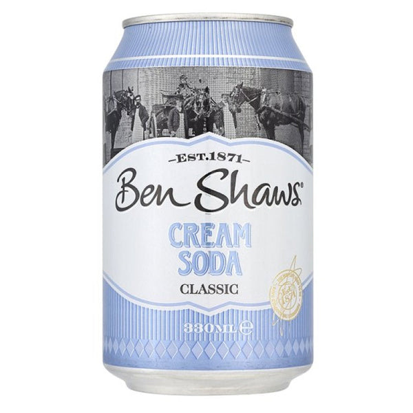 Ben Shaw's Cream Soda Cans Pack 24 x 330ml' - ONE CLICK SUPPLIES