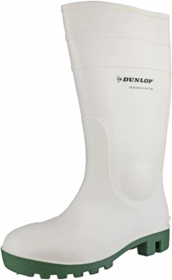 Dunlop Protomaster Full Safety White ALL SIZES Boots - ONE CLICK SUPPLIES