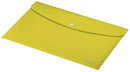 Leitz Recycle Polypropylene Document Wallet With Push Button Closure Yellow 46780015 - ONE CLICK SUPPLIES