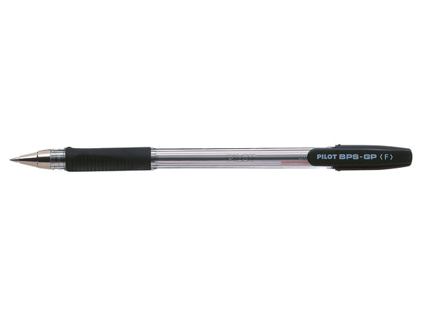Pilot BPS GP Grip Ballpoint Pen 0.7mm Tip 0.27mm Line Black (Pack 12) - 4902505142765/SA - ONE CLICK SUPPLIES