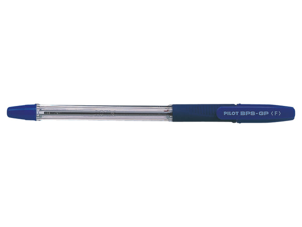 Pilot BPS GP Grip Ballpoint Pen 0.7mm Tip 0.27mm Line Blue (Pack 12) - 4902505142789/SA - ONE CLICK SUPPLIES