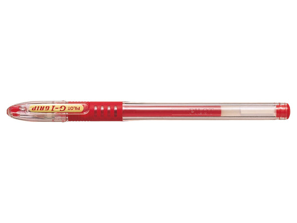 Pilot G-107 Grip Gel Rollerball Pen 0.7mm Tip 0.35mm Line Red (Pack 12) - 4902505158841 - ONE CLICK SUPPLIES