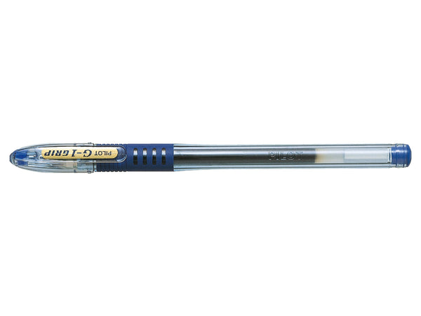 Pilot G-107 Grip Gel Rollerball Pen 0.7mm Tip 0.35mm Line Blue (Pack 12) - 4902505158858 - ONE CLICK SUPPLIES