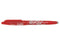 Pilot FriXion Ball Erasable Gel Rollerball Pen 0.7mm Tip 0.35mm Line Red (Pack 12) - 224101202 - ONE CLICK SUPPLIES