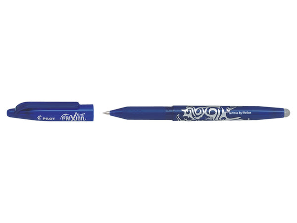 Pilot FriXion Ball Erasable Gel Rollerball Pen 0.7mm Tip 0.35mm Line Blue (Pack 12) - 224101203 - ONE CLICK SUPPLIES