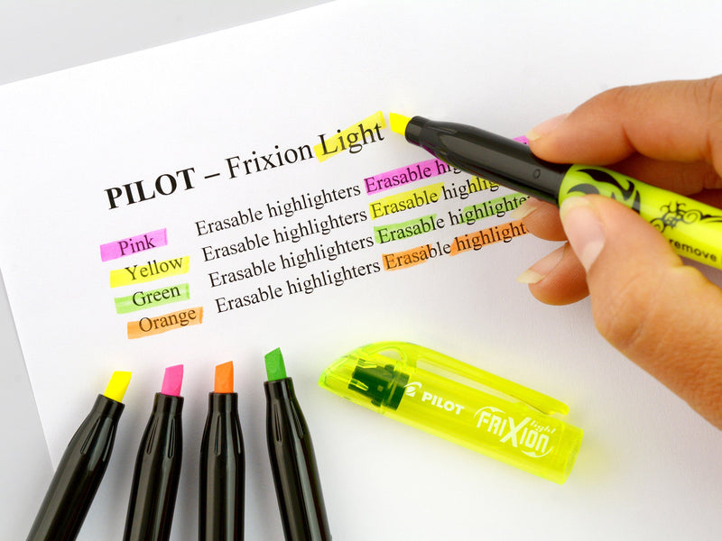 Pilot FriXion Light Erasable Highlighter Pen Chisel Tip 3.8mm Line Pink (Pack 12) - 469101209 - ONE CLICK SUPPLIES