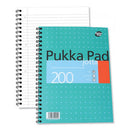 Pukka Pad Ruled Wirebound Metallic Jotta Notebook 200 Pages A5 (Pack of 3) JM021 - ONE CLICK SUPPLIES