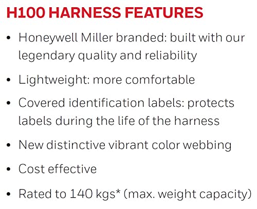 Honeywell Miller H100 Safety Harness 1 pt MB - Universal size