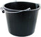 Janit-X Builders, Gardeners Buckets Black 14L Capacity - ONE CLICK SUPPLIES