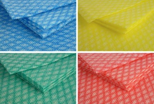 Janit-X/Optima Heavyweight All Purpose Non Woven Cloth 500x360mm Blue (Pack of 50)