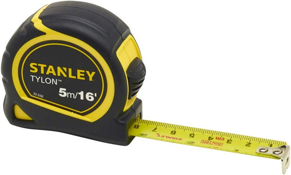 Stanley Retractable Tape Measure with Belt Clip 5 Metre 0-30-696