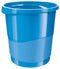 Rexel Choices Waste Bin Plastic Round 14 Litre Blue 2115619 - ONE CLICK SUPPLIES